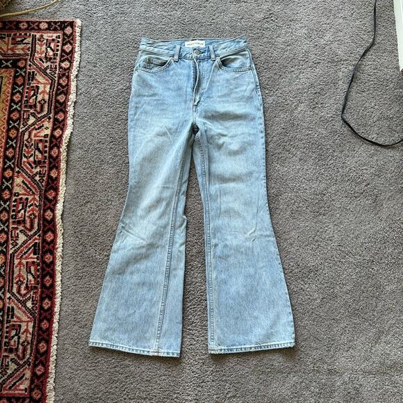 Denim Forum Denim - Denim Forum The Marlene 60s High Rise Flare Jeans